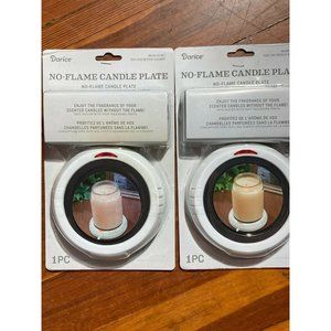 Darice 1199-15 No Flame Candle Plate Warms Scented Candle ,Soups and Drinks